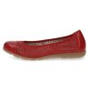 Femme Caprice | Caprice Ballerines 22151 20 Rouge