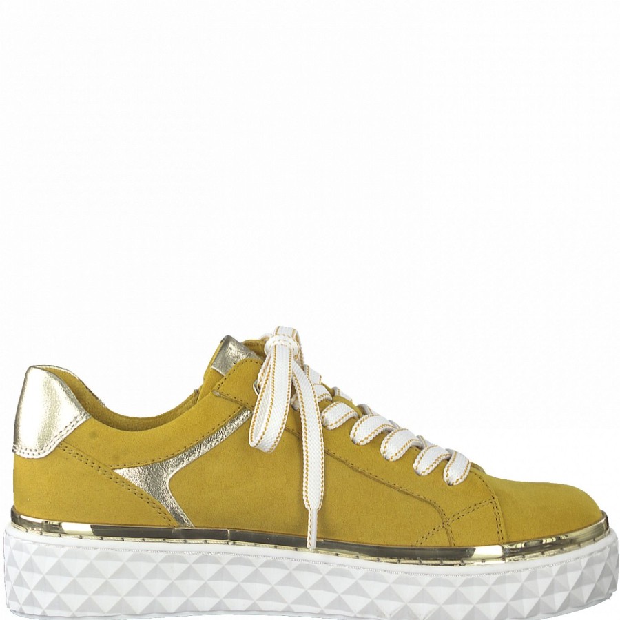 Femme Marco tozzi | Marco Tozzi Baskets 2370626 Jaune