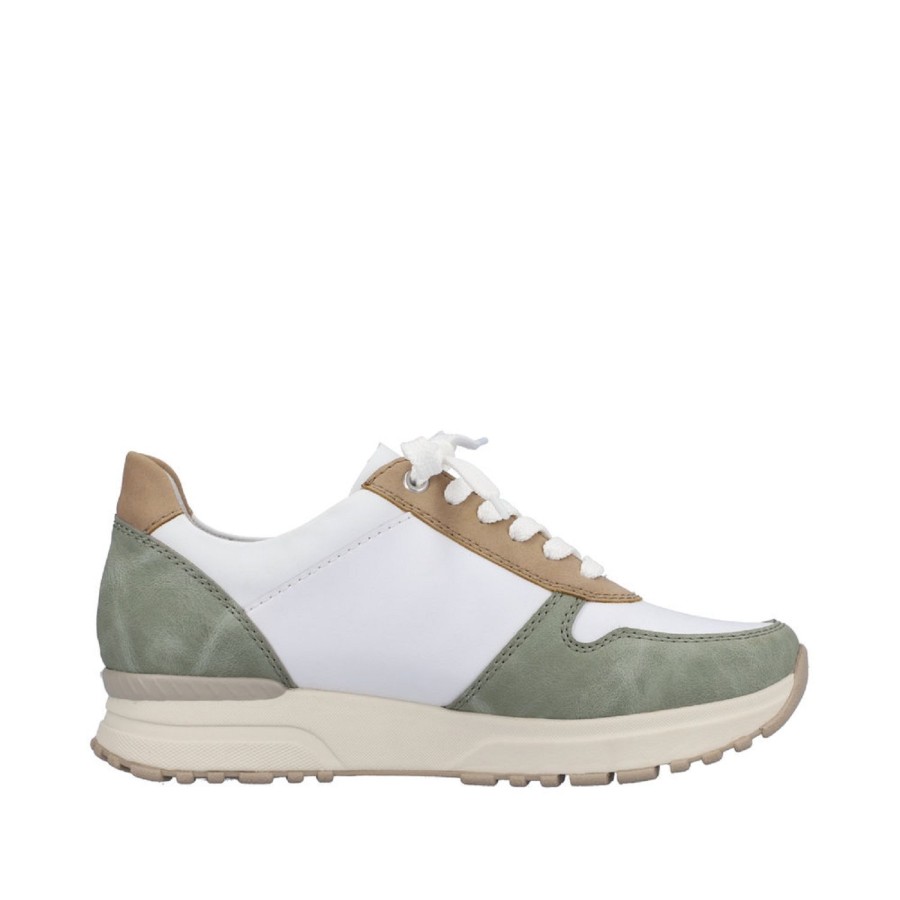 Femme Rieker | Rieker Baskets N7422 81 Vert