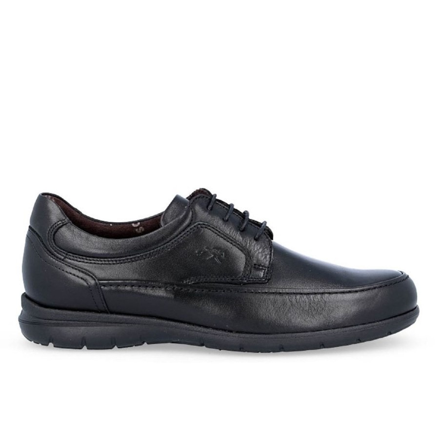 Homme Fluchos | Fluchos Chaussures A Lacets 8498 Noir