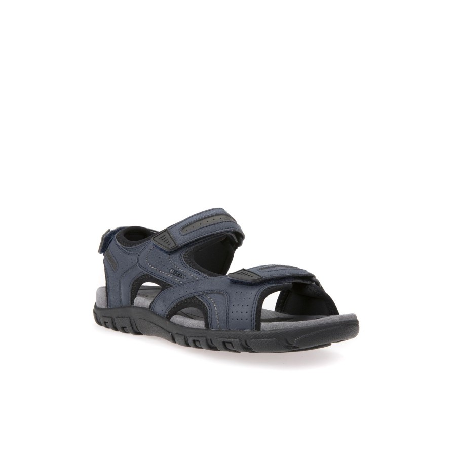 Homme Geox | Geox Nu Pieds Et Sandales U8224D Marine