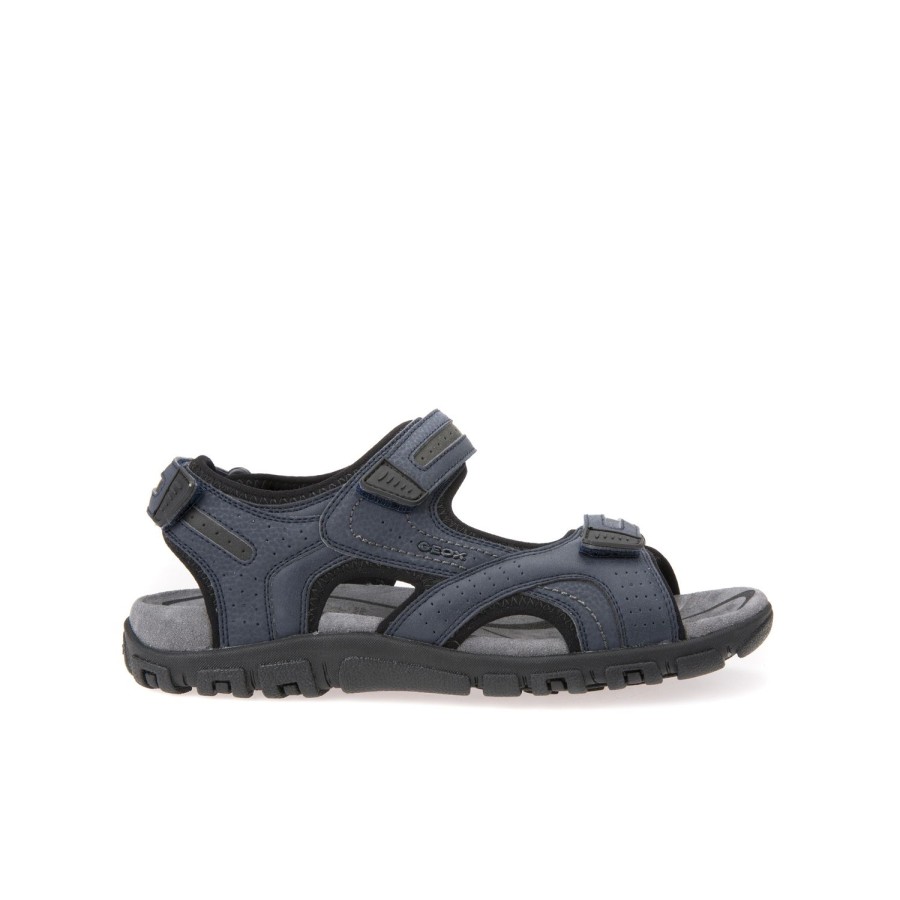 Homme Geox | Geox Nu Pieds Et Sandales U8224D Marine