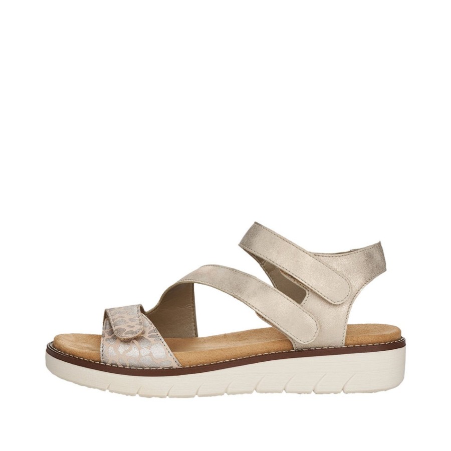 Femme Remonte | Remonte Nu Pieds Sandales D2050 Beige