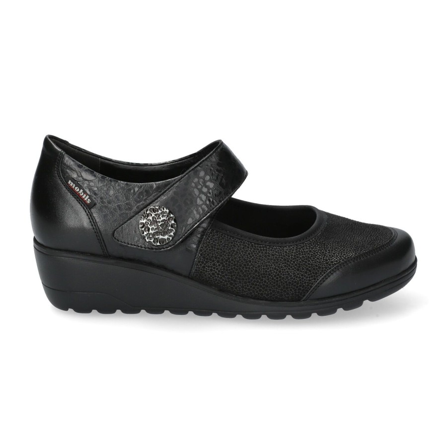 Femme Mobils ergonomc mephisto | Mobils Ergonomc Mephisto Ballerines Bathilda Noir