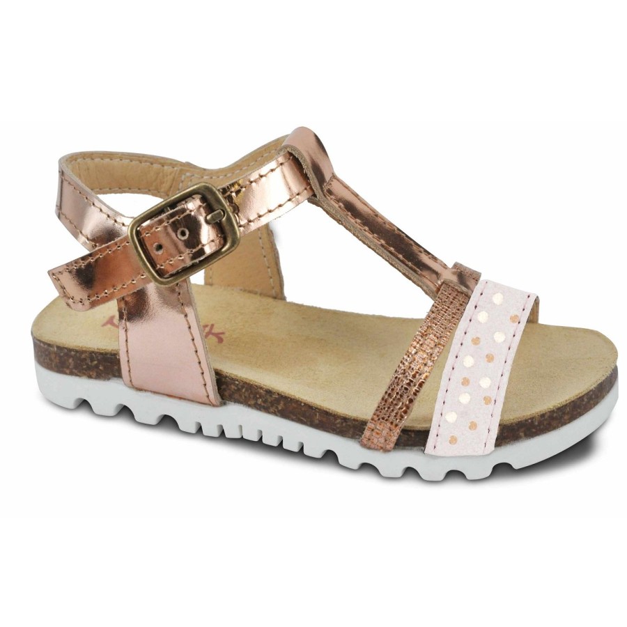 Enfant Norvik Sandales | Norvik Nu Pieds Sandales Cado Rose