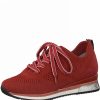 Femme Marco tozzi | Marco Tozzi Baskets 2375026 Rouge