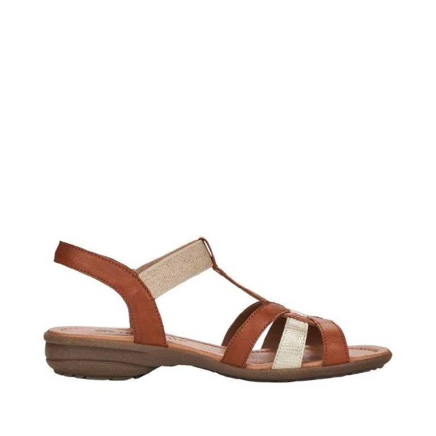 Femme Remonte | Remonte Nu Pieds Sandales R3664 24 Marron