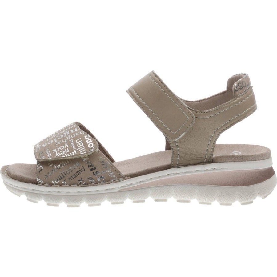 Femme Ara | Ara Nu Pieds Sandales 47209 08 Sable