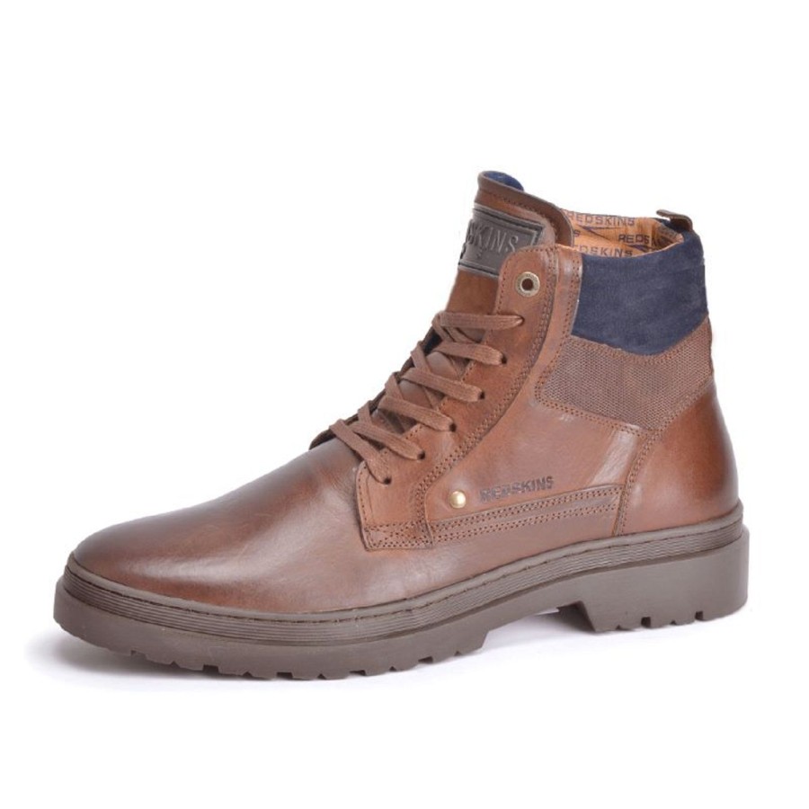 Homme Redskins | Redskins Chaussures A Lacets Satisfait Marron