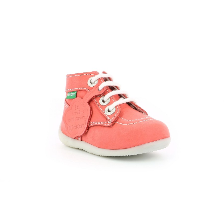 Enfant Kickers Premiers Pas | Kickers Premiers Pas Bonzip Rose