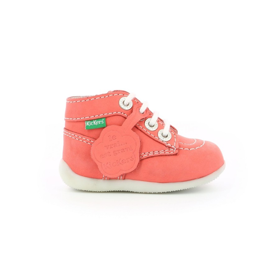 Enfant Kickers Premiers Pas | Kickers Premiers Pas Bonzip Rose