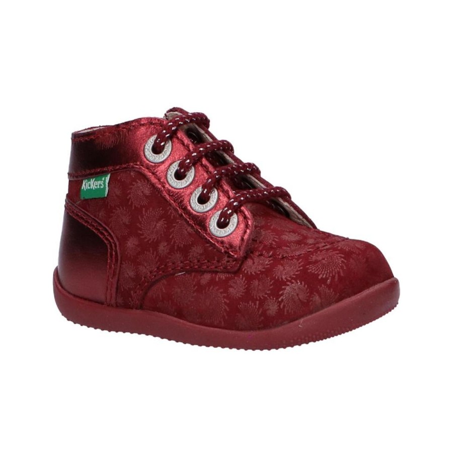 Enfant Kickers Premiers Pas | Kickers Premiers Pas Bonzip 2 Rouge