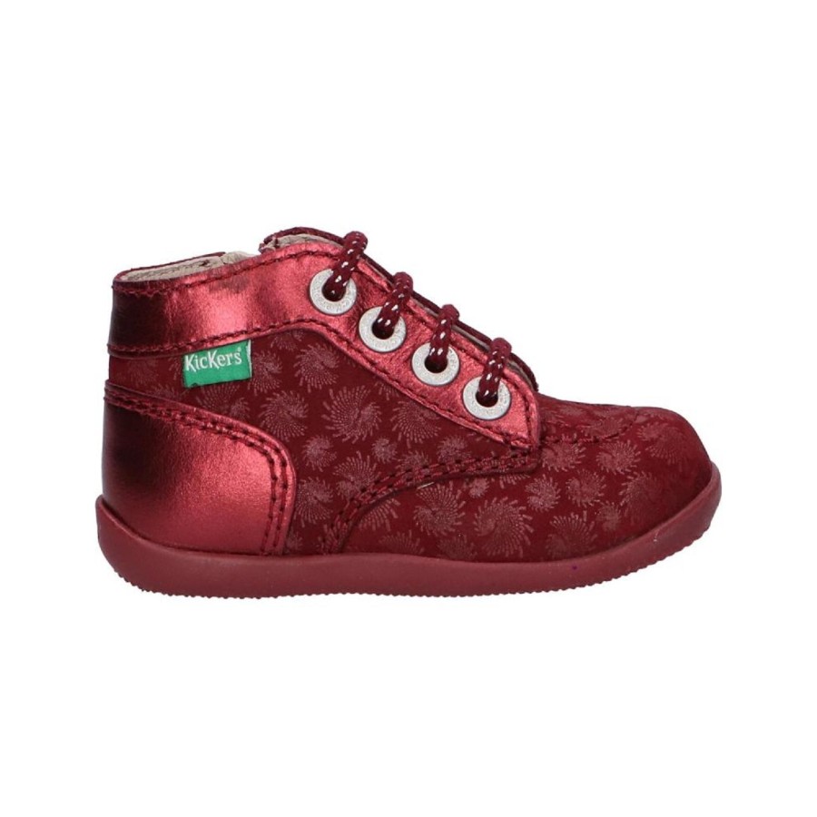 Enfant Kickers Premiers Pas | Kickers Premiers Pas Bonzip 2 Rouge