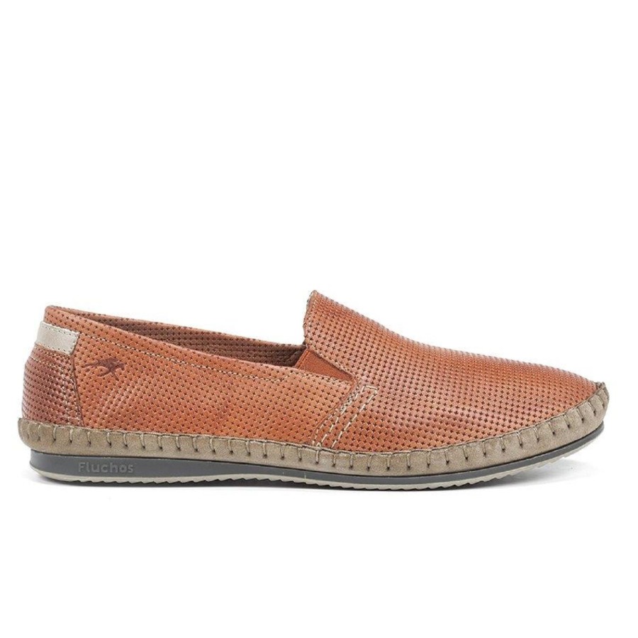 Homme Fluchos | Fluchos Mocassins Derbies 8674 Camel