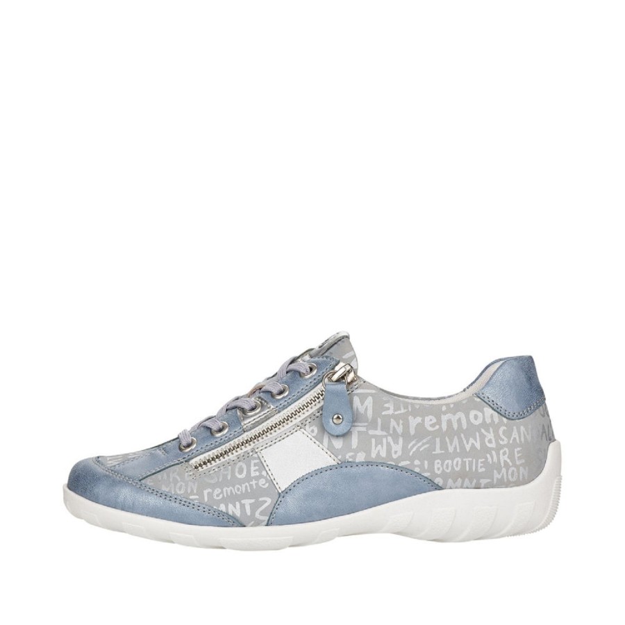 Femme Remonte | Remonte Baskets R3403 Bleu