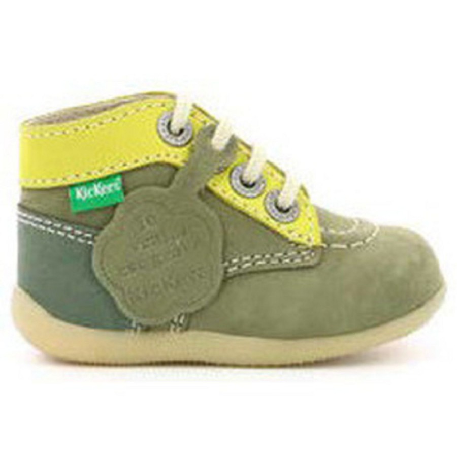 Enfant Kickers Premiers Pas | Kickers Premiers Pas Bonbon 2 Vert