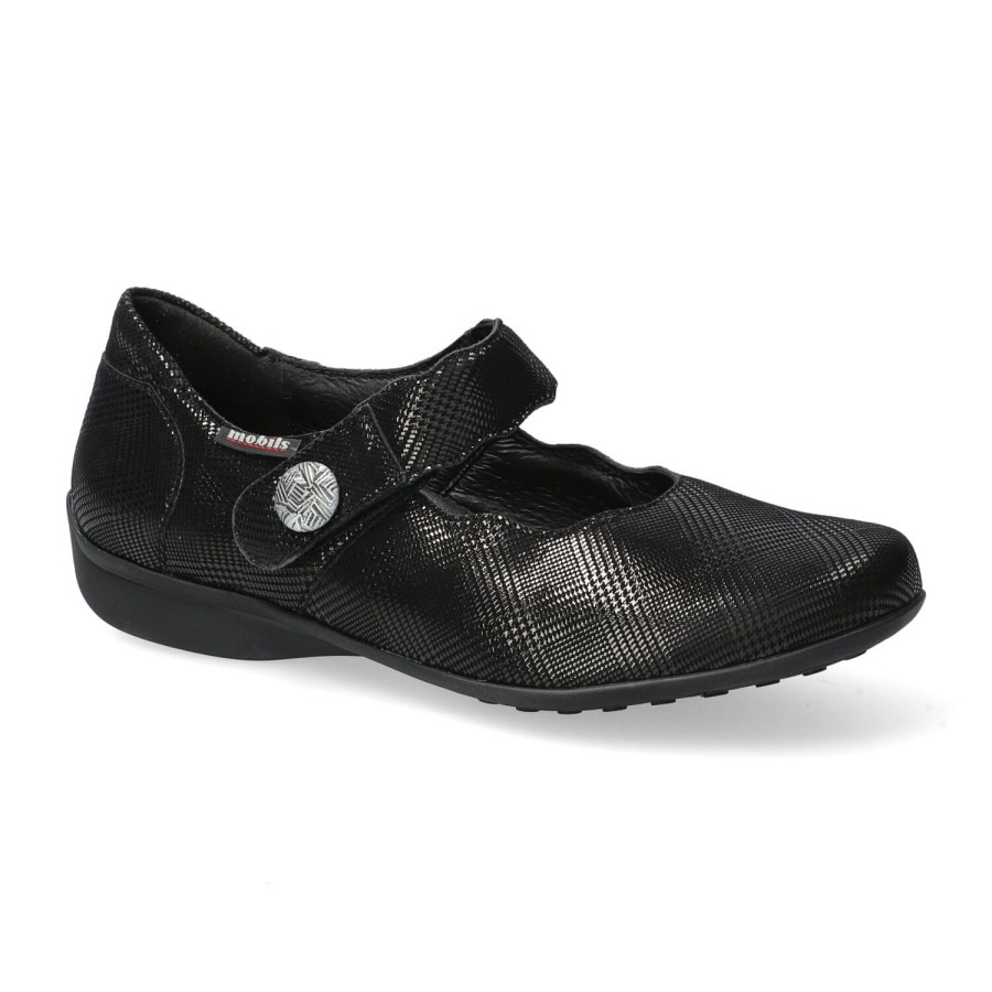 Femme Mobils ergonomc mephisto | Mobils Ergonomc Mephisto Ballerines Flora Noir