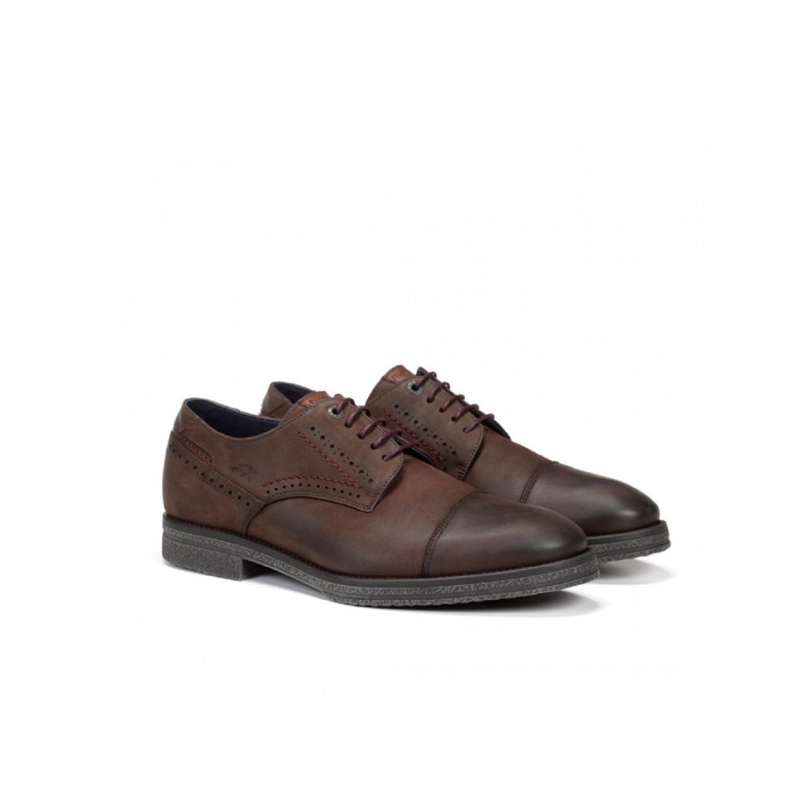 Homme Fluchos | Fluchos Mocassins Derbies F0654 Marron