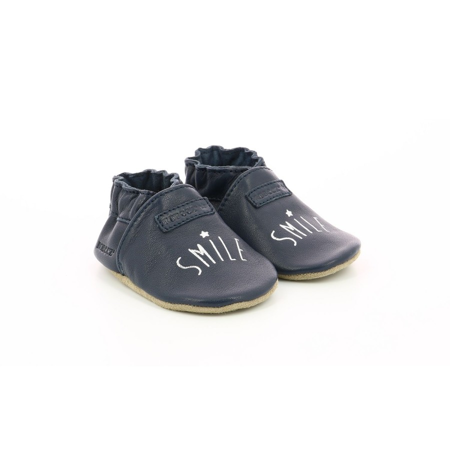 Enfant Robeez Chaussons | Robeez Chaussons Smiling Marine