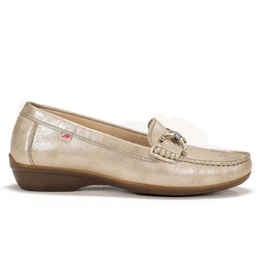 Femme Fluchos | Fluchos Mocassins F1920 Or