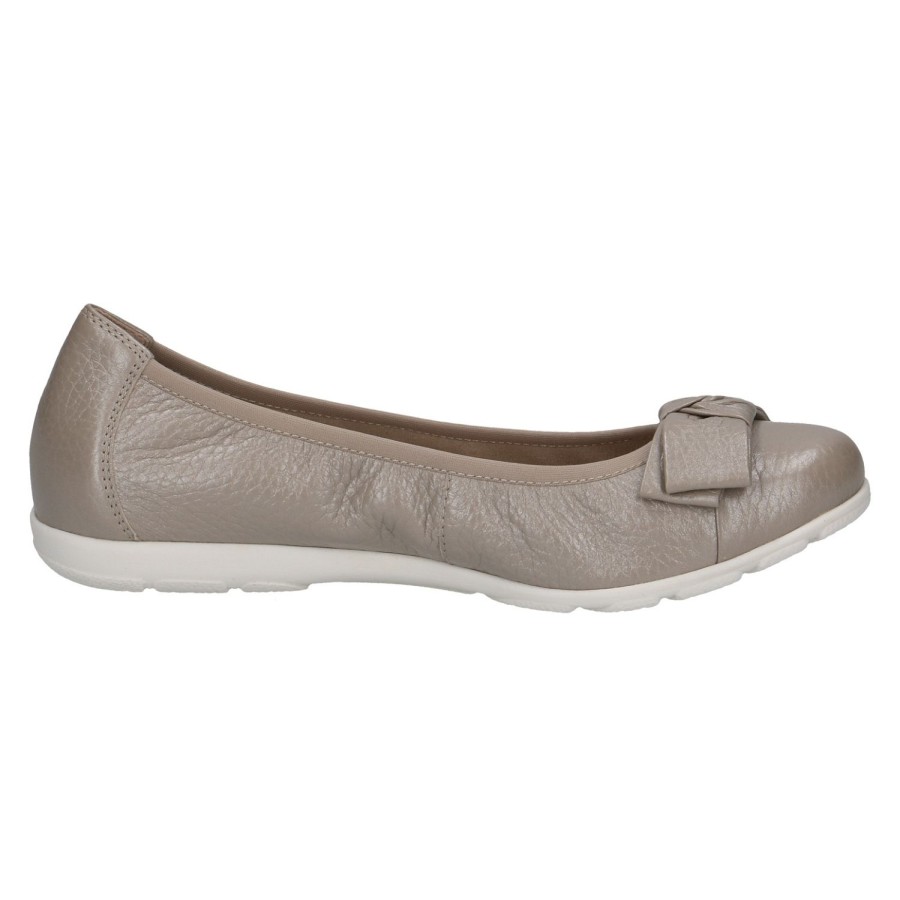 Femme Caprice | Caprice Ballerines 22153 42 Taupe