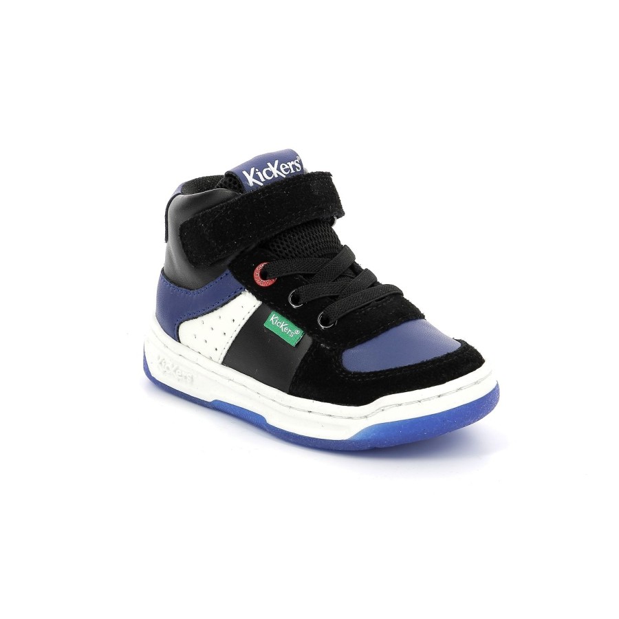 Enfant Kickers Baskets | Kickers Baskets Et Sneakers Kickalien Noir