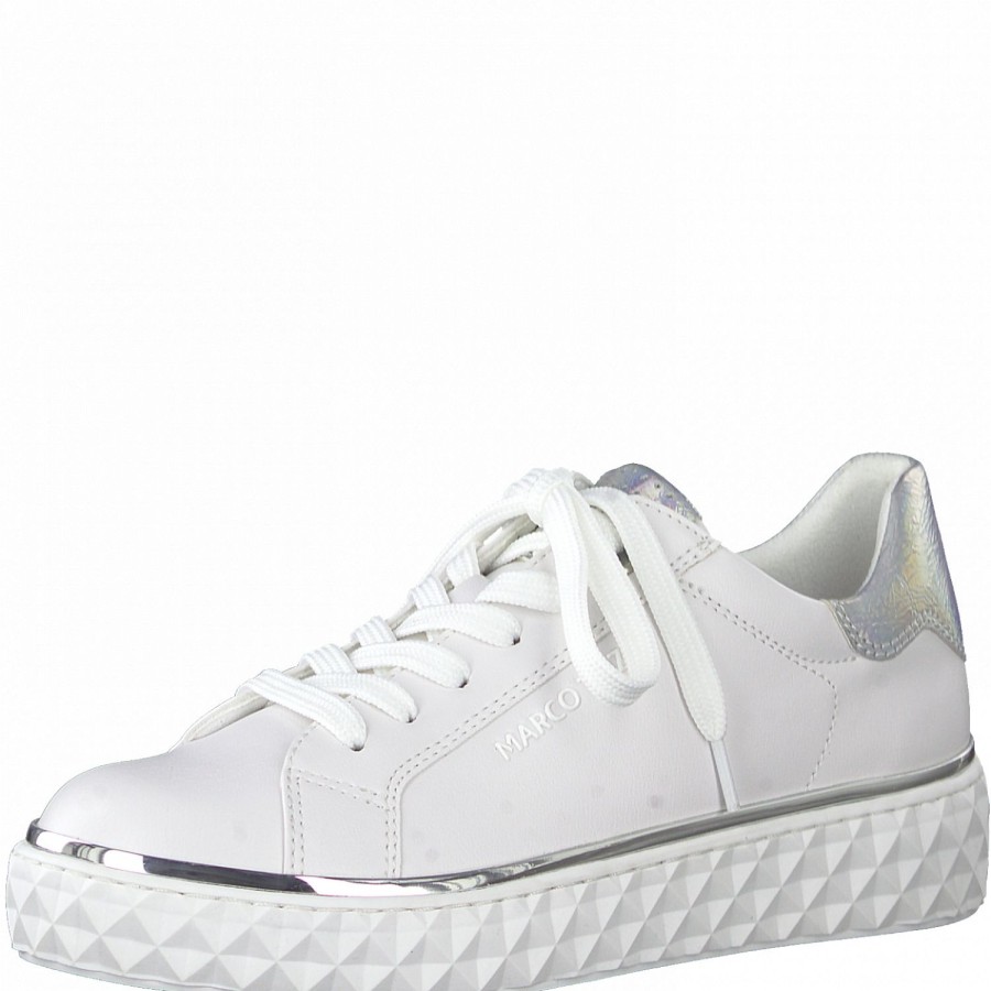 Femme Marco tozzi | Marco Tozzi Baskets 23705 Blanc