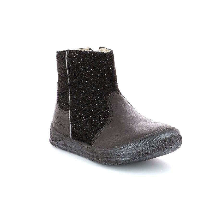 Enfant Kickers Bottines | Kickers Bottines Briska Noir