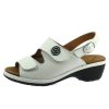 Femme Medi loi | Medi Loi Nu Pieds Sandales Ml Moni 147 Blanc