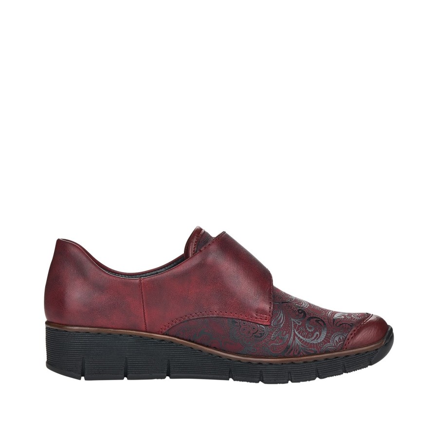 Femme Rieker | Rieker Mocassins 537C0 35 Bordeaux