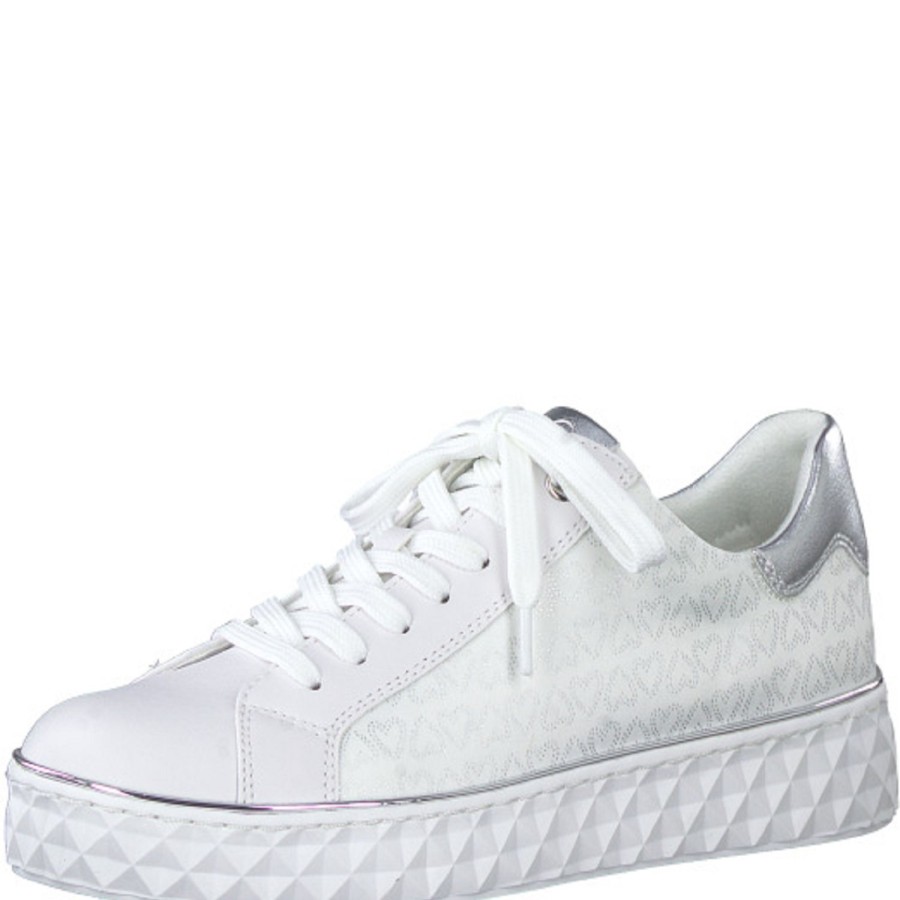 Femme Marco tozzi | Marco Tozzi Baskets 23740 20 Blanc