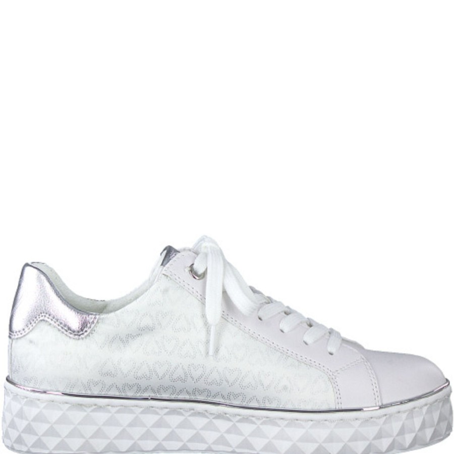 Femme Marco tozzi | Marco Tozzi Baskets 23740 20 Blanc