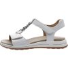 Femme Ara | Ara Nu Pieds Sandales 34826 75 Blanc