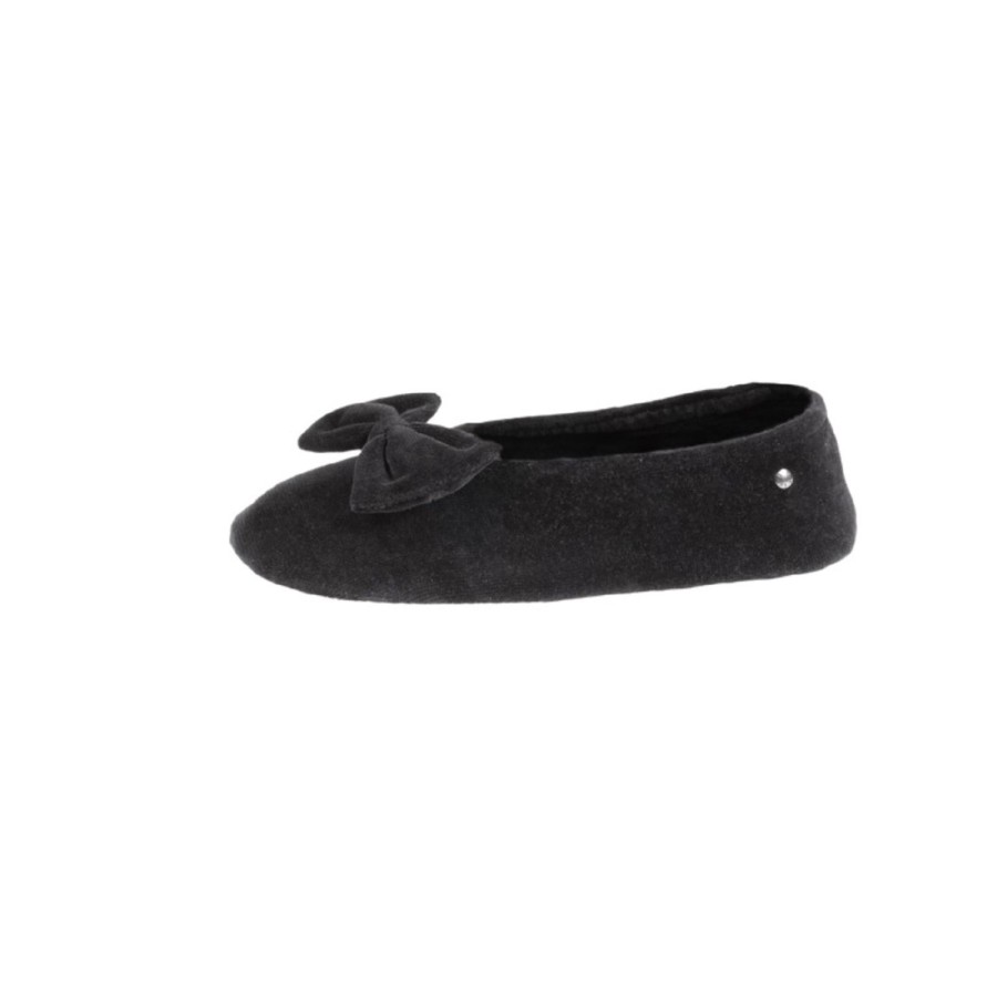 Femme Isotoner | Isotoner Chaussons 95810 Noir