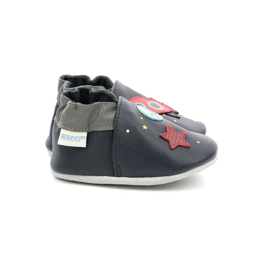 Enfant Robeez Chaussons | Robeez Chaussons Watch The Earth Marine