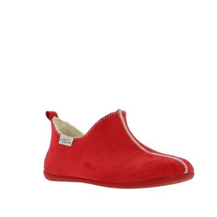 Femme Maison de l espadrille | Maison De L Espadrille Chaussons 6030 6 Rouge