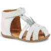 Enfant Gbb Sandales | Gbb Nu Pieds Sandales Fadia Blanc