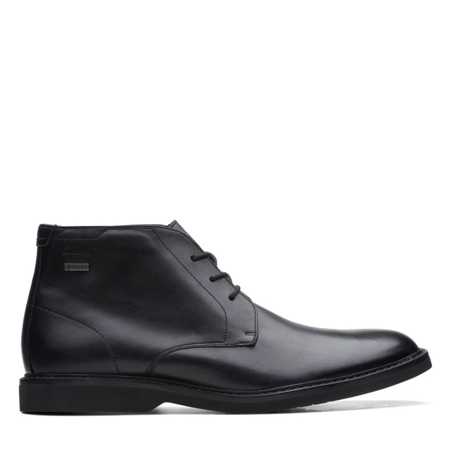 Homme Clarks | Clarks Chaussures A Lacets Atticus Ltigtx Noir