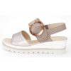 Femme Gabor | Gabor Nu Pieds Sandales 24645 Or Multicouleurs