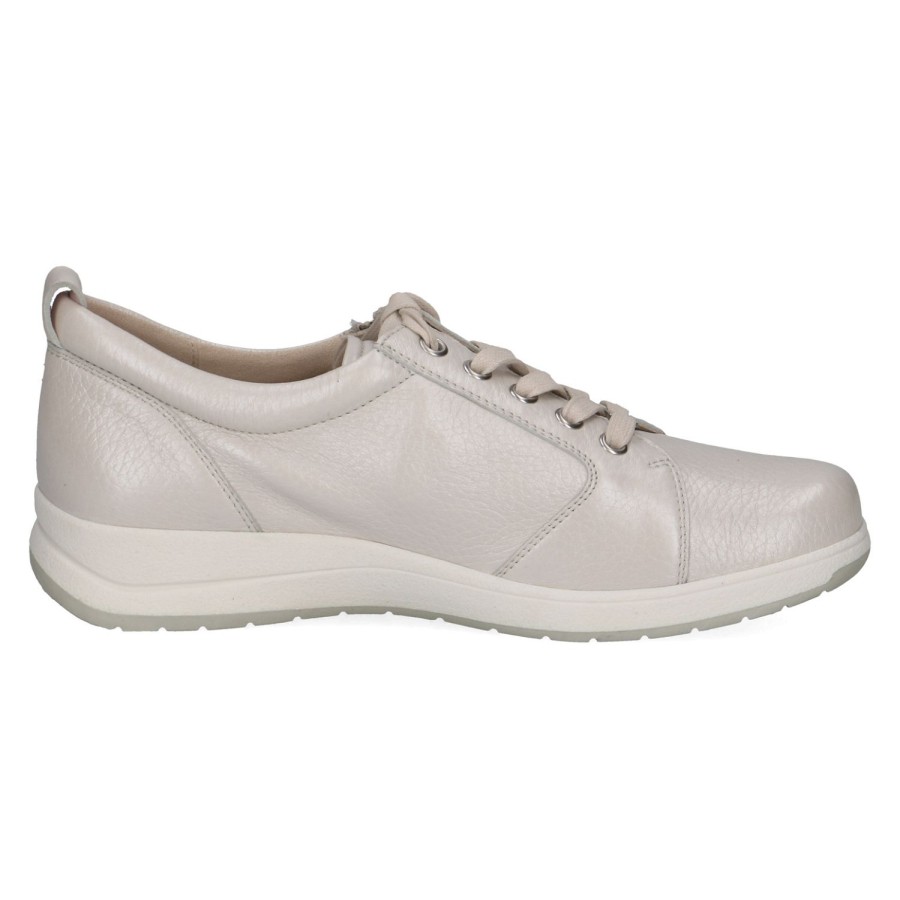 Femme Caprice | Caprice Chaussures A Lacets 23752 42 Creme