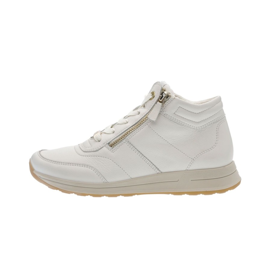 Femme Ara | Ara Chaussures A Lacets 24808 15 Blanc Casse