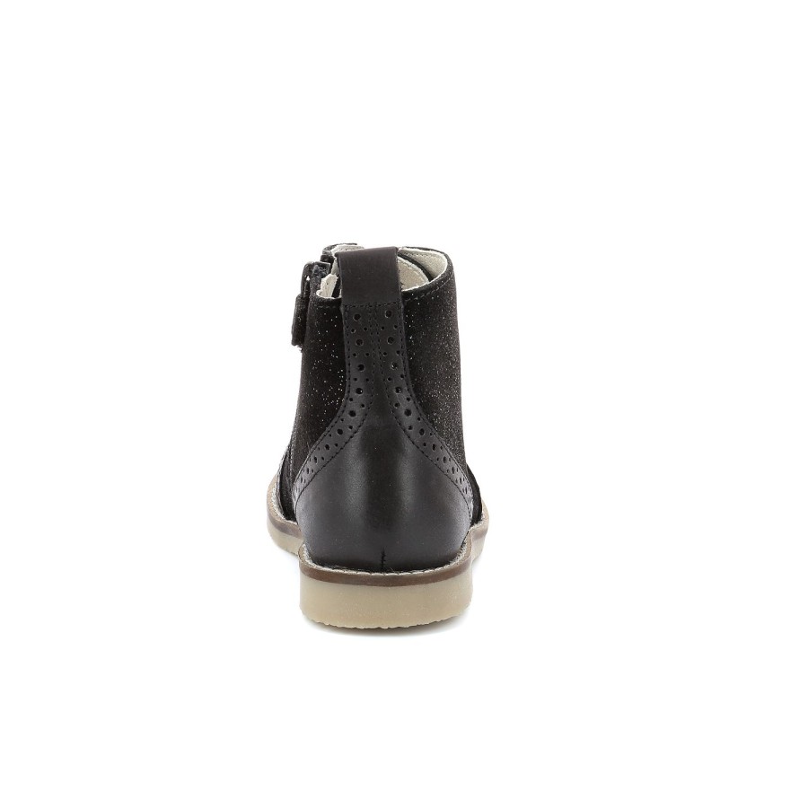 Enfant Kickers Bottines | Kickers Bottines Tyrol Noir