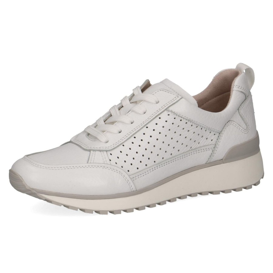 Femme Caprice | Caprice Chaussures A Lacets 23500 42 Blanc