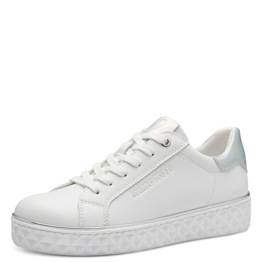 Femme Marco tozzi | Marco Tozzi Baskets 23705 41 Blanc