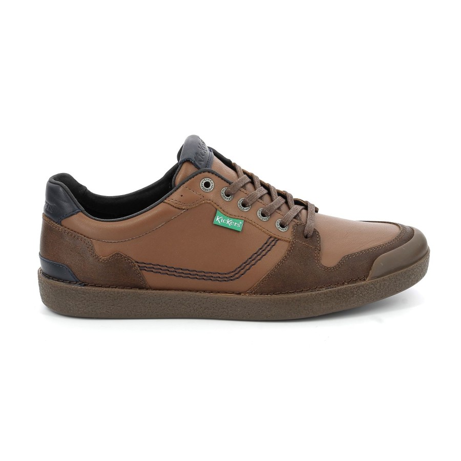 Homme Kickers | Kickers Sneakers Kick Trigolo Marron