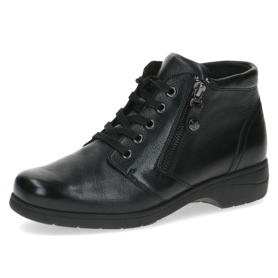 Femme Caprice | Caprice Chaussures A Lacets 25152 41 022 Noir