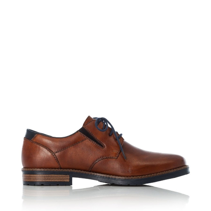 Homme Rieker | Rieker Chaussures A Lacets 14621 24 Marron