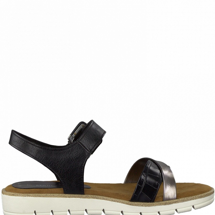 Femme Marco tozzi | Marco Tozzi Nu Pieds Sandales 2860726 Noir