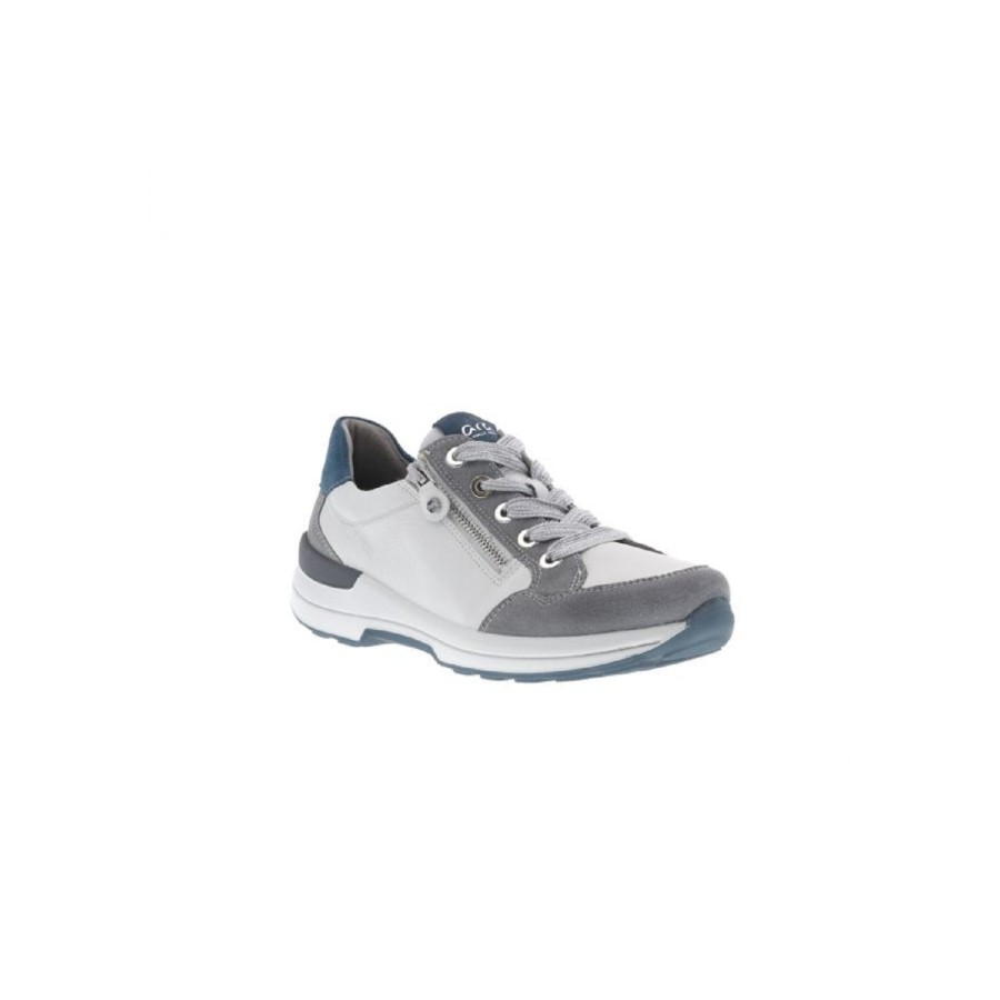 Femme Ara | Ara Baskets 24510 07 Blanc Gris