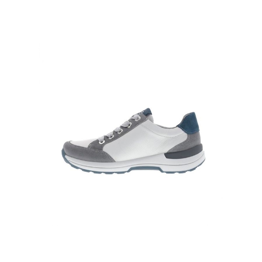 Femme Ara | Ara Baskets 24510 07 Blanc Gris